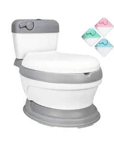 Baño Entrenador para Niños Asiento Acolchado Antideslizante Fácil de Limpiar Diseño Realista Joykoo - 1