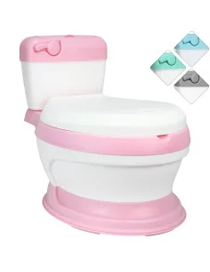 Baño Entrenador para Niños Asiento Acolchado Antideslizante Fácil de Limpiar Diseño Realista Joykoo - 7