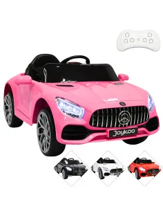 Montable Electrico para Niños Mini Coche Bluetooth, USB y Auxiliar Luces Sonido Batería 12v Joykoo - 1