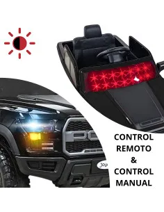 Camioneta Eléctrica Montable para Niños 12V Control Remoto Bluetooth Luces Sonidos Apta desde 3 Años Joykoo - 1 2