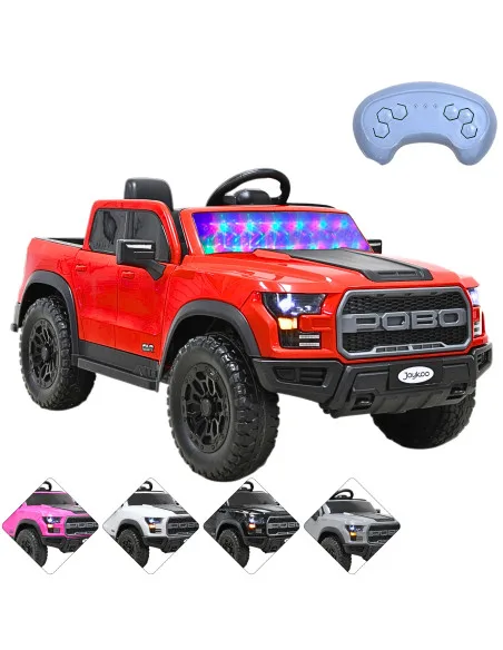 Camioneta Eléctrica Montable para Niños 12V Control Remoto Bluetooth Luces Sonidos Apta desde 3 Años | Joykoo Tienda Oficial