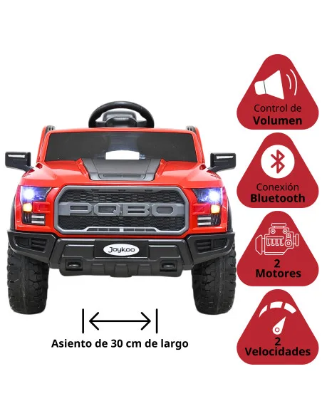 Camioneta Eléctrica Montable para Niños 12V Control Remoto Bluetooth Luces Sonidos Apta desde 3 Años | Joykoo Tienda Oficial