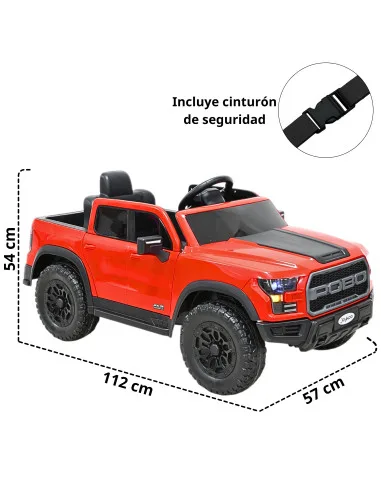 Camioneta Eléctrica Montable para Niños 12V Control Remoto Bluetooth Luces Sonidos Apta desde 3 Años | Joykoo Tienda Oficial