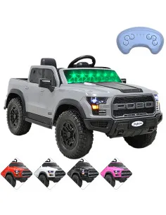 Camioneta Eléctrica Montable para Niños 12V Control Remoto Bluetooth Luces Sonidos Apta desde 3 Años Joykoo - 22