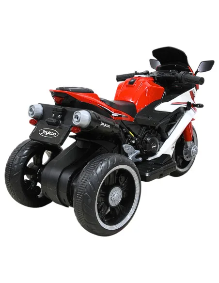 Moto Eléctrica Deportiva para Niños 3 Ruedas Bluetooth Dos Baterias 6V a partir de 3 Años | Joykoo Tienda Oficial