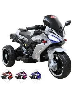 Moto Eléctrica Deportiva para Niños 3 Ruedas Bluetooth Dos Baterias 6V a partir de 3 Años Joykoo - 17