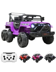 Camioneta Montable Eléctrica 4x4 para Niños Bluetooth Control Remoto Luces Led Batería 12V Soporta hasta 30 kg Joykoo - 25