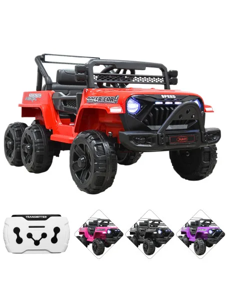 Camioneta Montable Eléctrica 4x4 para Niños Bluetooth Control Remoto Luces Led Batería 12V Soporta hasta 30 kg | Joykoo Tienda Oficial