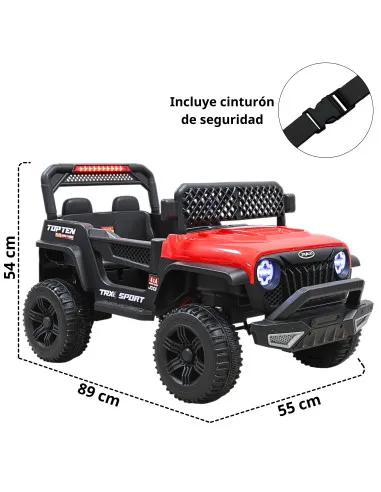 Camioneta Montable Eléctrica para Niños Luces y Bluetooth Música Control Remoto Doble Motor Modo Mecedora y Batería 12V | Joykoo Tienda Oficial