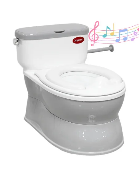 Baño Entrenador para Niños con Sonido de Agua Asiento Acolchado Antideslizante Soporte para Papel Higiénico | Joykoo Tienda Oficial