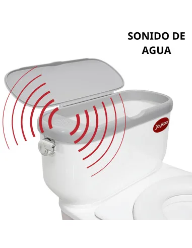 Baño Entrenador para Niños con Sonido de Agua Asiento Acolchado Antideslizante Soporte para Papel Higiénico | Joykoo Tienda Oficial