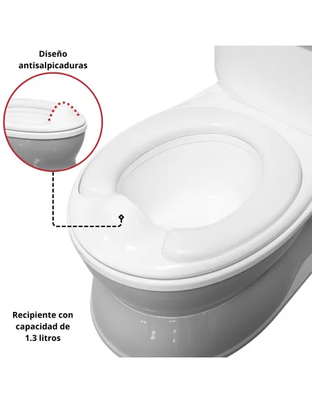 Baño Entrenador para Niños con Sonido de Agua Asiento Acolchado Antideslizante Soporte para Papel Higiénico | Joykoo Tienda Oficial