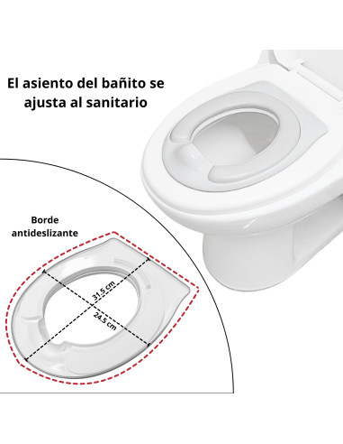 Baño Entrenador para Niños con Sonido de Agua Asiento Acolchado Antideslizante Soporte para Papel Higiénico | Joykoo Tienda Oficial