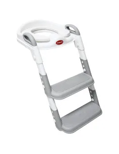Baño Entrenador Infantil con Escalera Asiento Acolchado Antideslizante Plegable y Ajustable para Sanitario Común Joykoo - 1