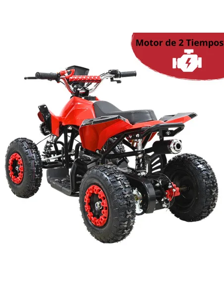Cuatrimoto a Gasolina 49 cc 2T Arranque Manual Doble Freno de Disco Embrague Automático Carga Máx 50 kg Hasta 40 km/h | Joykoo Tienda Oficial