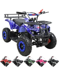 Cuatrimoto a Gasolina 49cc 2T Suspensión de Resorte Arranque Manual Freno de Disco Carga Máx 50 kg Hasta 40 km/h Joykoo - 1 2