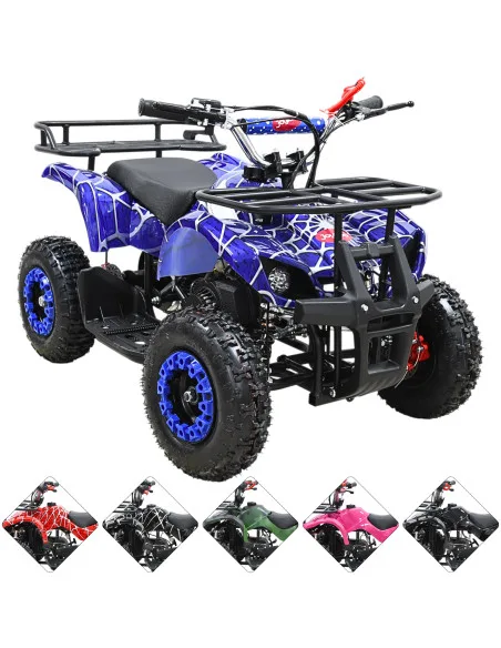 Cuatrimoto a Gasolina 49cc 2T Suspensión de Resorte Arranque Manual Freno de Disco Carga Máx 50 kg Hasta 40 km/h | Joykoo Tienda Oficial