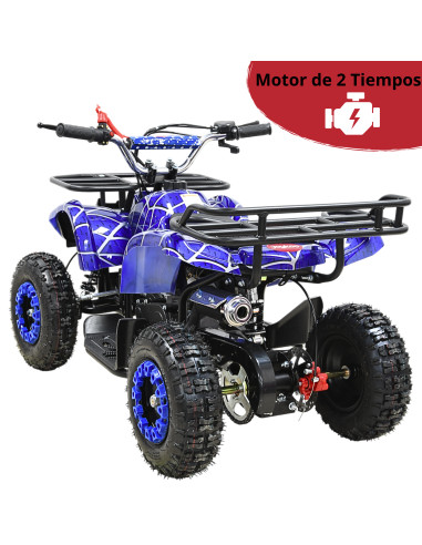 Cuatrimoto a Gasolina 49cc 2T Suspensión de Resorte Arranque Manual Freno de Disco Carga Máx 50 kg Hasta 40 km/h | Joykoo Tienda Oficial