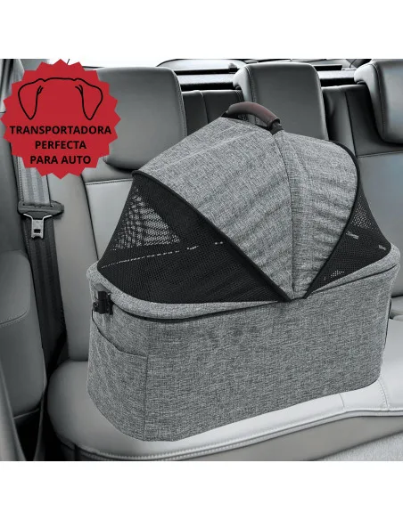 Carriola para Mascotas Cochecito para Perros y Gatos Pequeños - Medianos Transportadora Extraíble Ligera y Plegable con Freno | Joykoo Tienda Oficial
