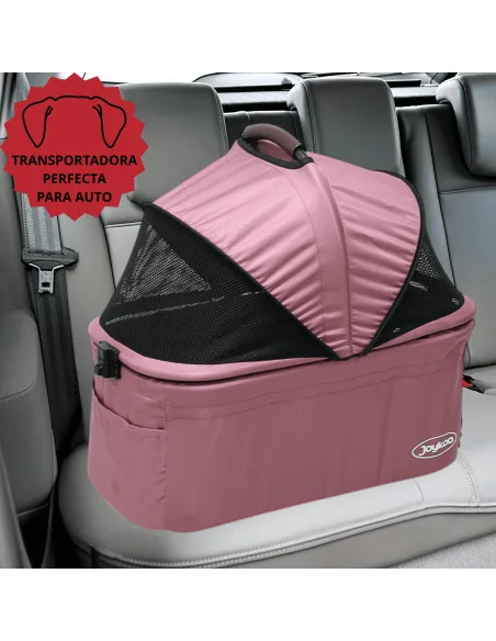Carriola para Mascotas Cochecito para Perros y Gatos Pequeños - Medianos Transportadora Extraíble Ligera y Plegable con Freno | Joykoo Tienda Oficial