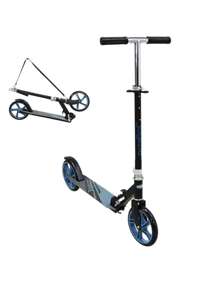 Scooter para Niños Altura Ajustable Ruedas de Goma Freno Trasero Plegable con Correa Apto a partir de 115 cm Soporta hasta 50 kg | Joykoo Tienda Oficial