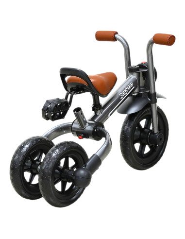 Triciclo 3 en 1 para Niños con Bastón, Bici y Bicicleta de Balance Plegable Torreta con Luz Soporta hasta 25 kg | Joykoo Tienda Oficial