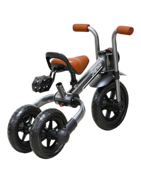 Triciclo 3 en 1 para Niños con Bastón, Bici y Bicicleta de Balance Plegable Torreta con Luz Soporta hasta 25 kg | Joykoo Tienda Oficial