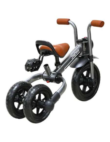 Triciclo 3 en 1 para Niños con Bastón, Bici y Bicicleta de Balance Plegable Torreta con Luz Soporta hasta 25 kg | Joykoo Tienda Oficial