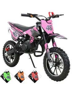 Mini Moto Cross a Gasolina 49cc 2 Tiempos para Niños a partir de 10 Años Frenos de Disco Todoterreno 35 km/h Joykoo - 15