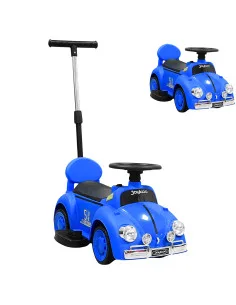 Montable Eléctrico para Niños 6v con Bastón Ajustable Luces Música Seguro Anticaídas Hasta 15 kg Joykoo - 41