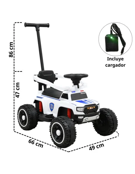 Montable Eléctrico Monster para Niños con Control Remoto Luces y Sonido Batería 12v Apto de 1 a 4 Años Soporta hasta 25 kg | Joykoo Tienda Oficial