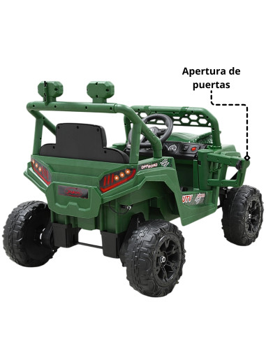 Montable Eléctrico para Niños Dinosaurio con Control Remoto Luces Bluetooth Música Batería 12v Hasta 30 kg | Joykoo Tienda Oficial