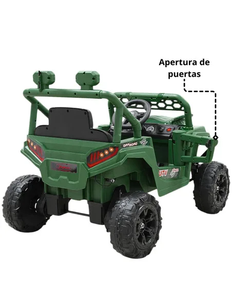 Montable Eléctrico para Niños Dinosaurio con Control Remoto Luces Bluetooth Música Batería 12v Hasta 30 kg | Joykoo Tienda Oficial