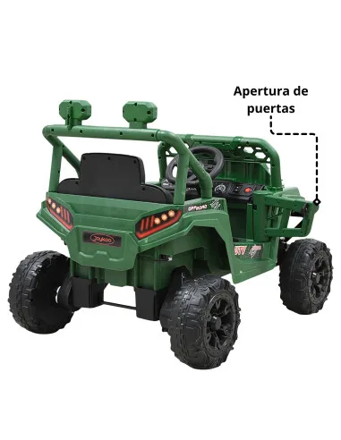 Montable Eléctrico para Niños Dinosaurio 3 Cuernos 12V Control Remoto Bluetooth Luces Apto desde 3 Años hasta 30 kg | Joykoo Tienda Oficial