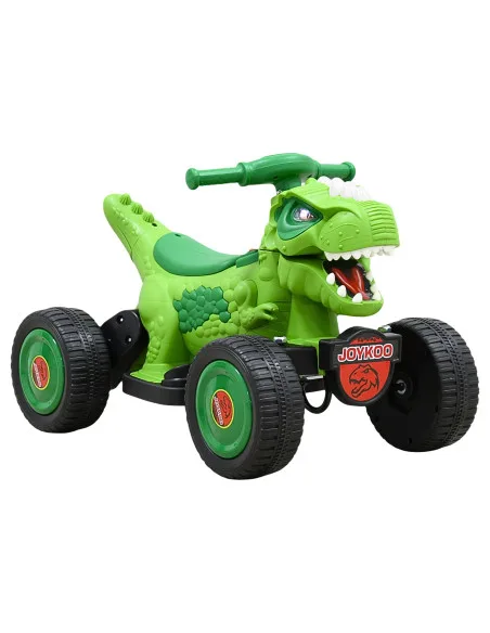 Montable Eléctrico para Niños Dinosaurio con Luz Música Pedal Acelerador Batería 6V Apto desde 3 Años hasta 25 kg | Joykoo Tienda Oficial