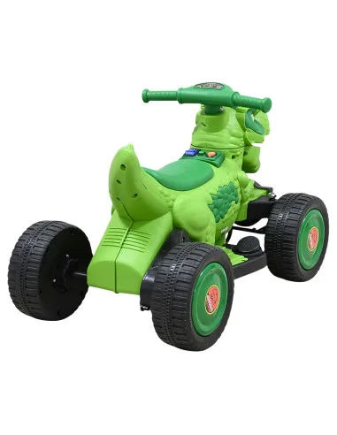 Montable Eléctrico para Niños Dinosaurio con Luz Música Pedal Acelerador Batería 6V Apto desde 3 Años hasta 25 kg | Joykoo Tienda Oficial