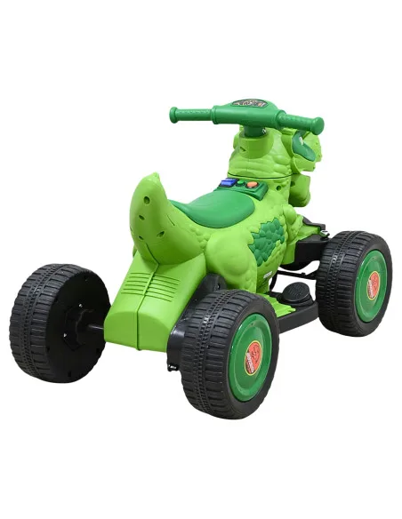 Montable Eléctrico para Niños Dinosaurio con Luz Música Pedal Acelerador Batería 6V Apto desde 3 Años hasta 25 kg | Joykoo Tienda Oficial