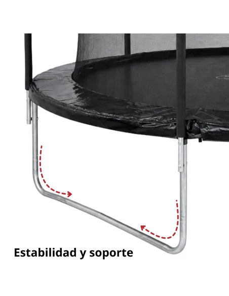 Trampolín Brincolín de 10 Pies Para Niños Postes Acolchados de Acero Galvanizado Soporta hasta 120 kg | Joykoo Tienda Oficial