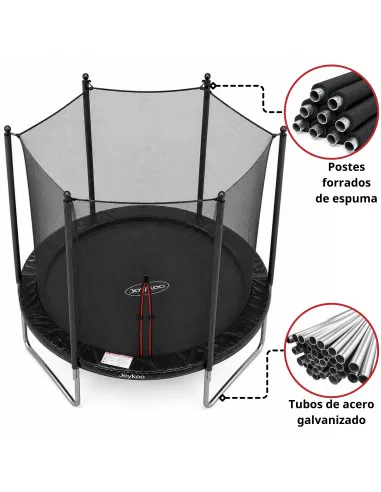 Trampolín Brincolín de 10 Pies Para Niños Postes Acolchados de Acero Galvanizado Soporta hasta 120 kg | Joykoo Tienda Oficial