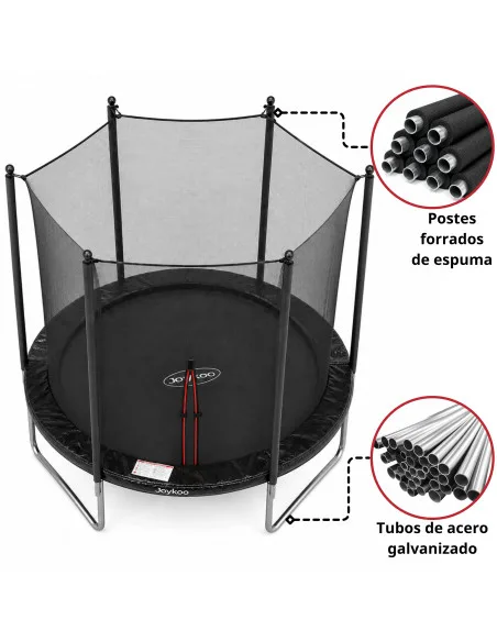 Trampolín Brincolín de 10 Pies Para Niños Postes Acolchados de Acero Galvanizado Soporta hasta 120 kg | Joykoo Tienda Oficial