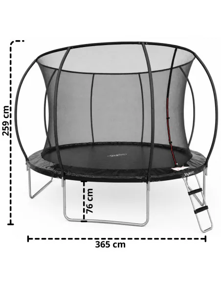 Trampolín Brincolín de 12 Pies Para Niños Luz y Agua Tubos de Acero Galvanizado Soporta hasta 180 kg | Joykoo Tienda Oficial
