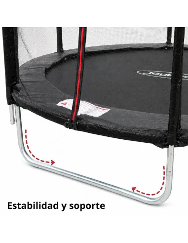 Trampolín Brincolín de 16 Pies Para Niños Luz y Agua Tubos de Acero Galvanizado Soporta hasta 190 kg | Joykoo Tienda Oficial