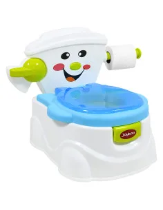 Baño Entrenador para Niños con Porta Rollo de Papel Recipiente de 1.6 L Sistema Anti Salpicaduras Joykoo - 1