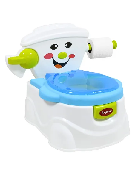 Baño Entrenador para Niños con Porta Rollo de Papel Recipiente de 1.6 L Sistema Anti Salpicaduras | Joykoo Tienda Oficial