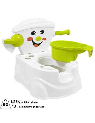 Baño Entrenador para Niños con Porta Rollo de Papel Recipiente de 1.6 L Sistema Anti Salpicaduras | Joykoo Tienda Oficial