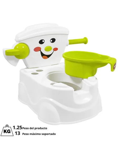 Baño Entrenador para Niños con Porta Rollo de Papel Recipiente de 1.6 L Sistema Anti Salpicaduras | Joykoo Tienda Oficial