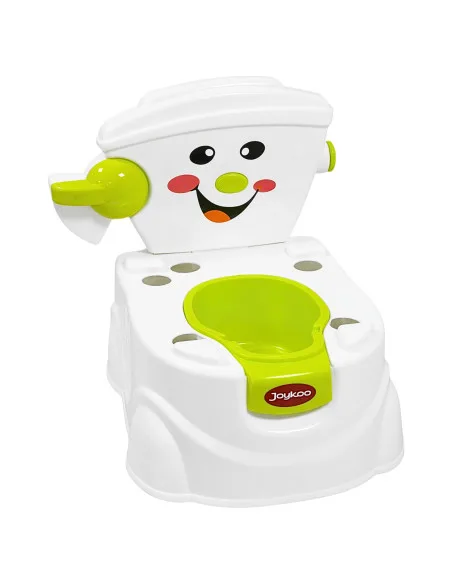 Baño Entrenador para Niños con Porta Rollo de Papel Recipiente de 1.6 L Sistema Anti Salpicaduras | Joykoo Tienda Oficial