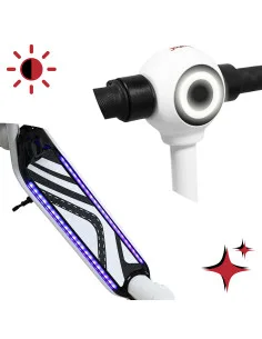 Scooter Eléctrico para Niños con Luces LED Batería de 24V 15 km/h Freno Eléctrico Ruedas de Goma Joykoo - 1 2