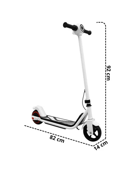 Scooter Eléctrico para Niños con Luces LED Batería de 24V 15 km/h Freno Eléctrico Ruedas de Goma | Joykoo Tienda Oficial