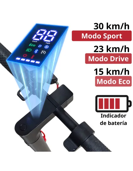 Scooter Eléctrico Plegable 250W Velocidad Máxima 30 km/h 3 Velocidades App Ruedas 8.5" Freno de Disco Soporta 100 kg | Joykoo Tienda Oficial